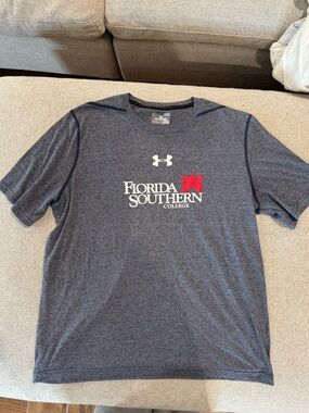 Under Armour Men's Heather Navy/Grey Florida Southern College Tee